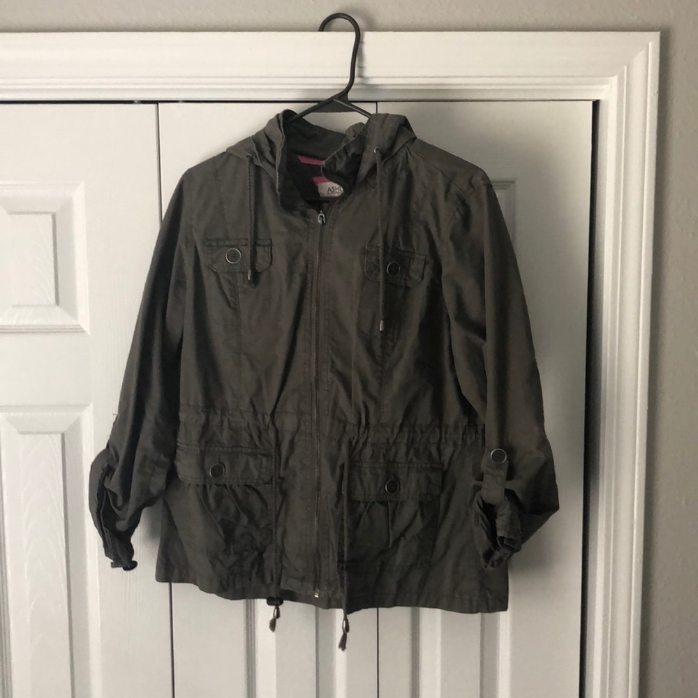 Army Green/ Gray Utility Jacket